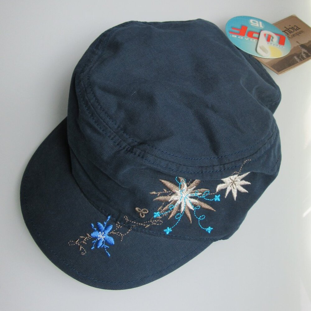 NWT - Columbia Women Hat - Cotton - Sun Protection - Embroidered